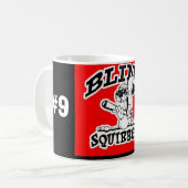 Mok blind vierkant koffie (#9) (Voorkant links)