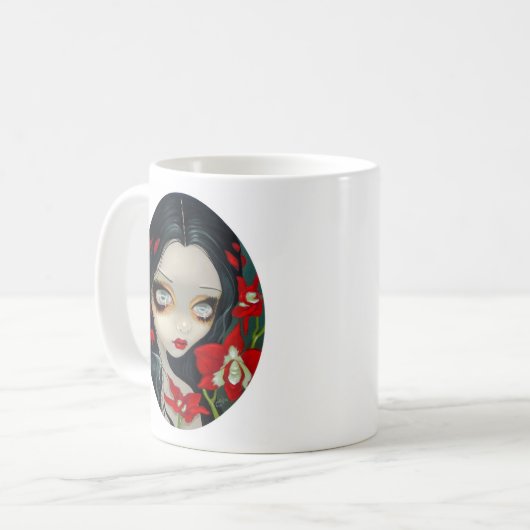 mok "Bloedorchidee" (Voorkant links)