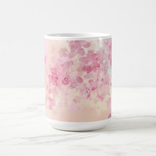 Mok bloem roze ontworpen (Center)