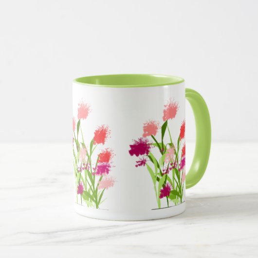 Mok bloemen (Voorkant rechts)