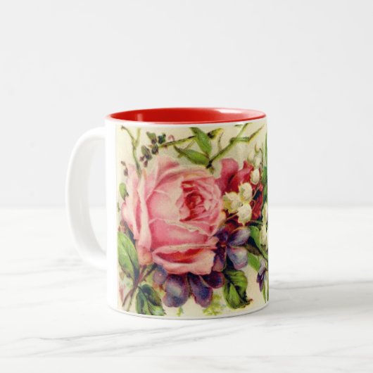 Mok  Bloemen (Voorkant links)