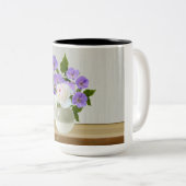 Mok bloemen koffie (Voorkant rechts)