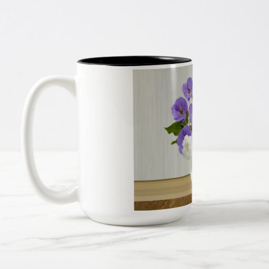 Mok bloemen koffie (Links)