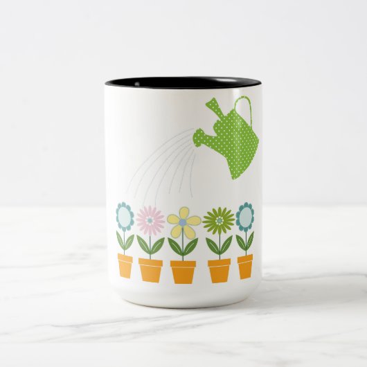 Mok bloemen koffie (Center)