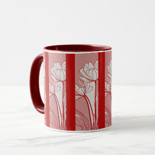 mok bloemen koffie