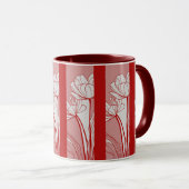 mok bloemen koffie (Voorkant rechts)