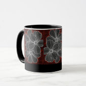 mok bloemen koffie (Voorkant links)