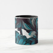 mok bloemen koffie (Midden)