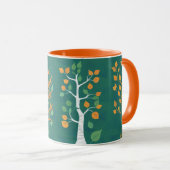 mok bloemen koffie (Voorkant rechts)