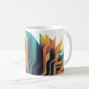 mok bloemen koffie