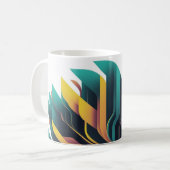 mok bloemen koffie (Voorkant links)