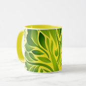 mok bloemen koffie (Voorkant links)
