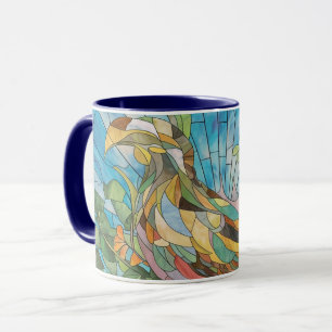 mok bloemen koffie