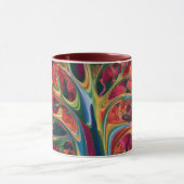 mok bloemen koffie (Midden)