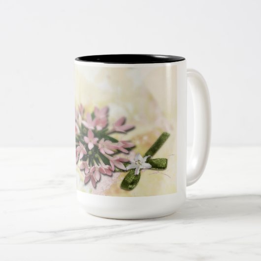 Mok bloemen koffie (Voorkant rechts)