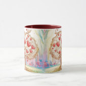 mok bloemen koffie (Midden)
