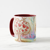 mok bloemen koffie (Voorkant links)