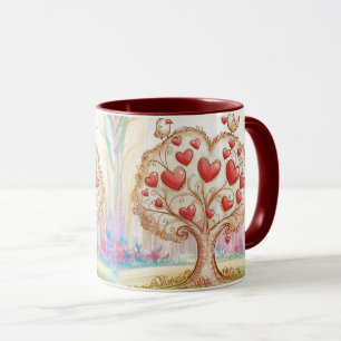 mok bloemen koffie