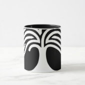 mok bloemen koffie (Midden)