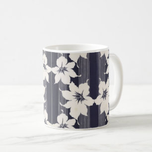 mok bloemen koffie