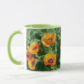 Mok, bloemen (papavers) mok (Links)