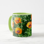 Mok, bloemen (papavers) mok (Voorkant links)