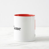 Mok Blonde Vrouw schilder naam schilder (Midden)