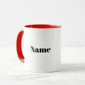 Mok Blonde Vrouw schilder naam schilder (Voorkant links)