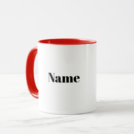 Mok Blonde Vrouw schilder naam schilder (Voorkant links)