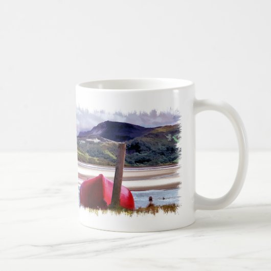 MOK BOAT EN MOUNTAIN LANDSCHAPE KOFFIE (Rechts)