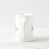 Mok Boeket in Bone China (Achterkant)