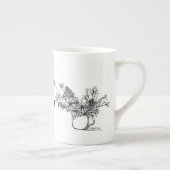 Mok Boeket in Bone China (Rechts)