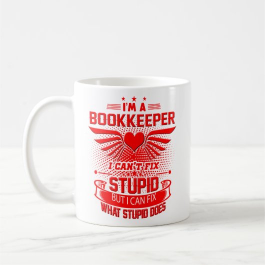 Mok boekhouder, boekhouder Coffee Mugs Funny Gifts (Links)