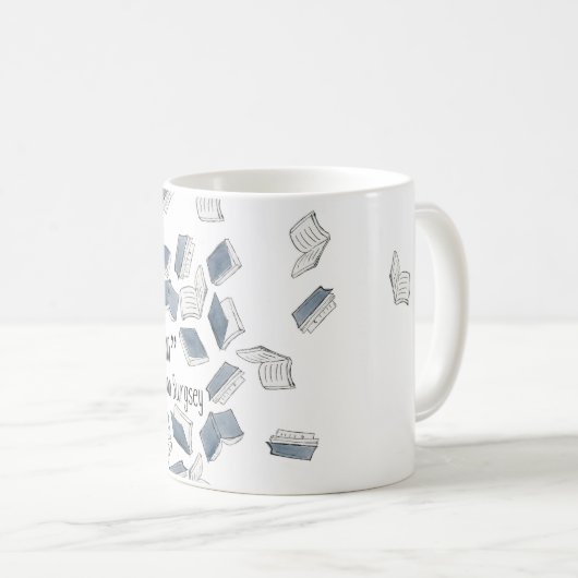 Mok boekworm (Voorkant rechts)