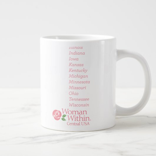 Mok, Bone China, WWC Regio's + Hart Grote Koffiekop (Rechts)