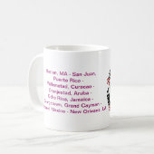 Mok bonen in kringen 2014 koffie (Voorkant links)