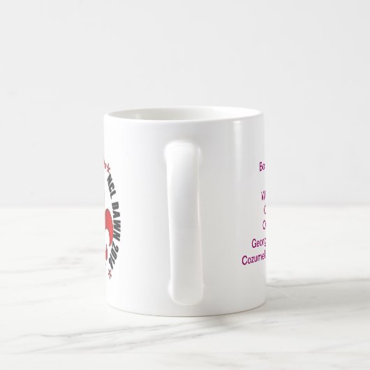 Mok bonen in kringen 2014 koffie (Handvat)