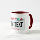 Mok bord vergunning Wisconsin (Voorkant rechts)