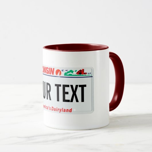 Mok bord vergunning Wisconsin (Voorkant rechts)