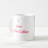 mok - Border Collie Tartan (Voorkant links)