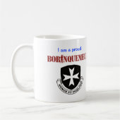 Mok Borinquenten - Bronze Star en Paars hart (Links)