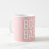 Mok BOSS BABE Feminist  Roze (Voorkant links)