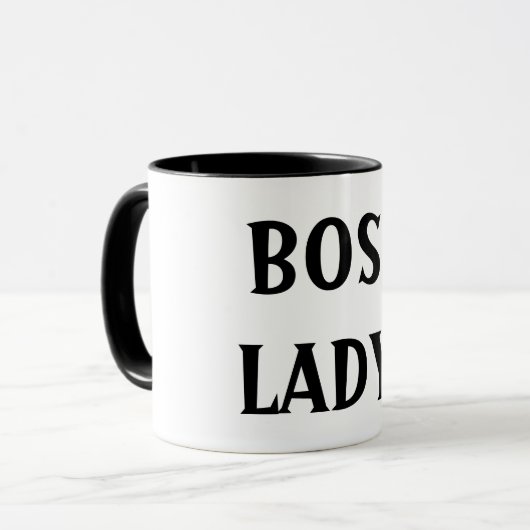 mok "Boss Lady" (Voorkant links)