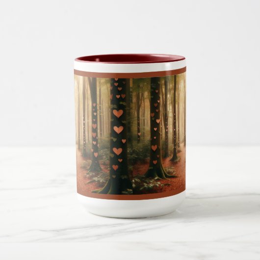 Mok - bosscène met harten (Midden)