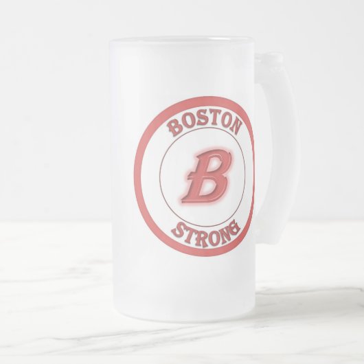 Mok Boston Strong Frosted Beer (Voorkant rechts)