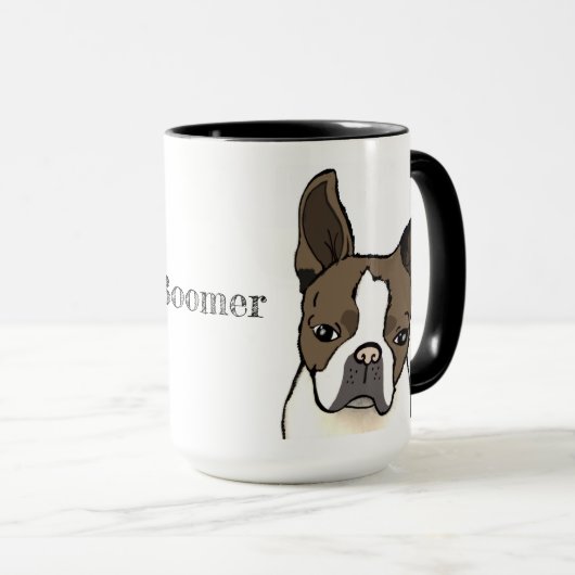 Mok Boston Terrier (Voorkant rechts)