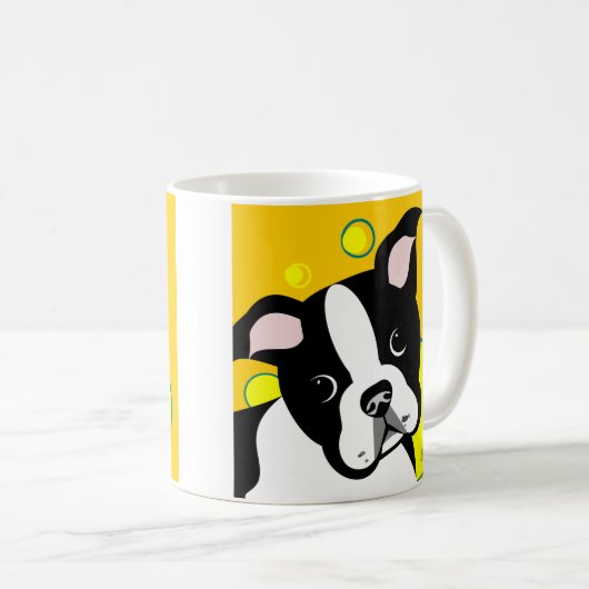 Mok Boston Terrier Coffee (Voorkant rechts)