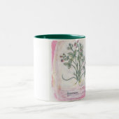 mok - botanische druk met twee tonaliteiten (Center)