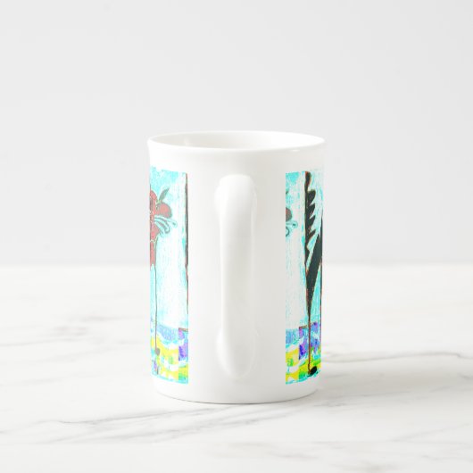 mok botchina Meow Scare Cat bright Halloween (Achterkant)