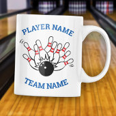 Mok Bowling Team - Strike Logo Team & Player Name